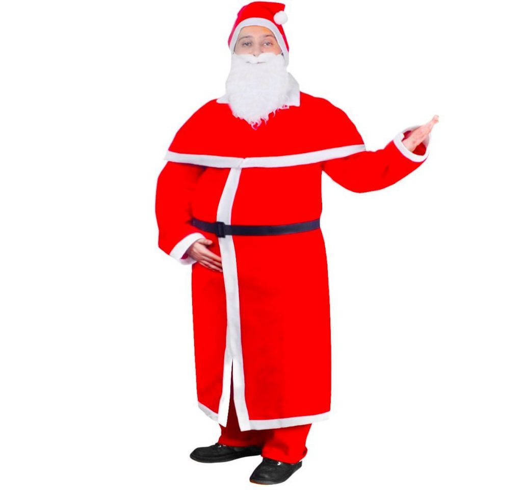 vidaXL Weihnachtsfigur Weihnachtskostüm Weihnachtsmann Mantel Kostüm-Set (1 St) von vidaXL