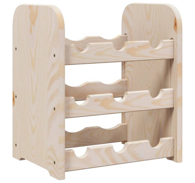 vidaXL Weinregal, Flaschenregal 33x25x37 cm Massivholz Kiefer vidaXL Weinregal, Flaschenregal 33x25x37 cm Massivholz Kiefer von vidaXL