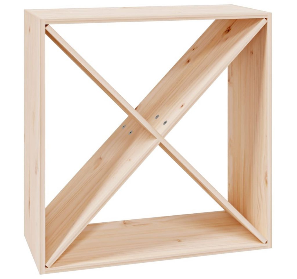 vidaXL Weinregal, Flaschenregal 62x25x62 cm Massivholz Kiefer vidaXL Weinregal, Flaschenregal 62x25x62 cm Massivholz Kiefer von vidaXL
