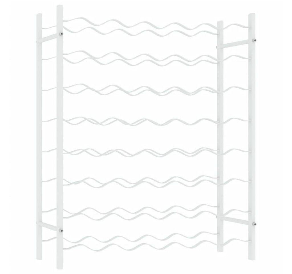 vidaXL Weinregal, Flaschenregal für 48 Flaschen Weiß Metall vidaXL Weinregal, Flaschenregal für 48 Flaschen Weiß Metall von vidaXL