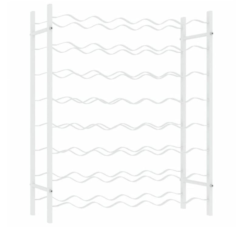 vidaXL Weinregal, Flaschenregal für 48 Flaschen Weiß Metall vidaXL Weinregal, Flaschenregal für 48 Flaschen Weiß Metall von vidaXL