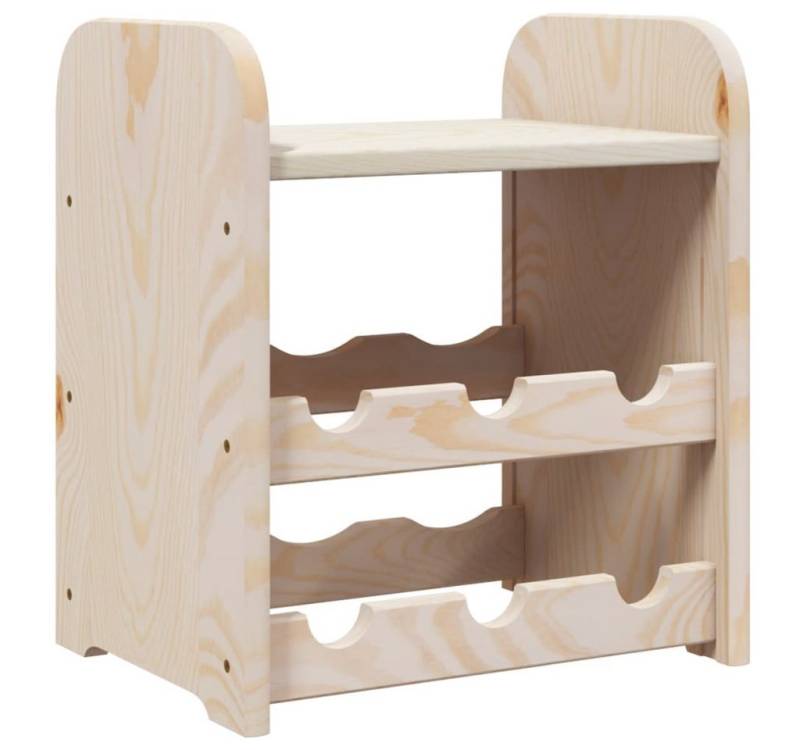 vidaXL Weinregal, Flaschenregal mit Oberplatte 33x25x37 cm Massivholz Kiefer vidaXL Weinregal, Flaschenregal mit Oberplatte 33x25x37 cm Massivholz Kiefer von vidaXL