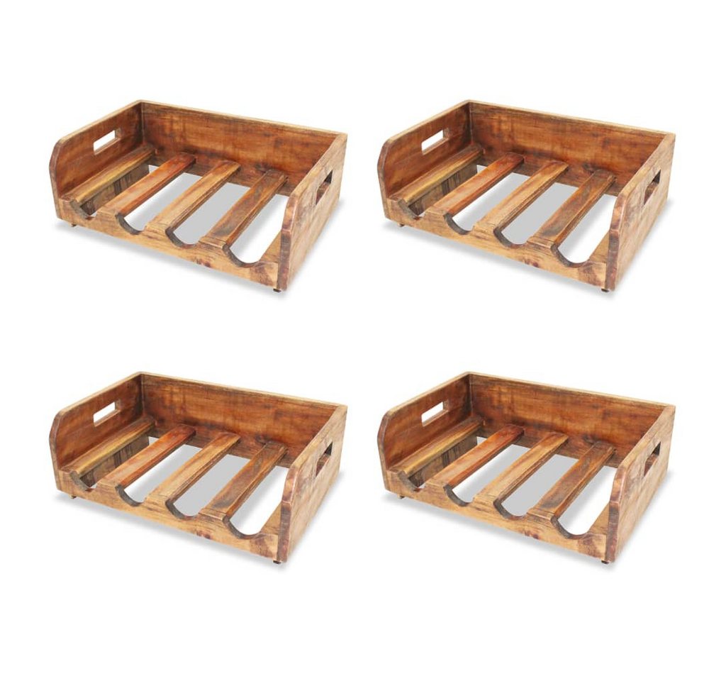 vidaXL Weinregal, Flaschenregale 4 Stk. für 16 Flaschen Recyceltes Massivholz vidaXL Weinregal, Flaschenregale 4 Stk. für 16 Flaschen Recyceltes Massivholz von vidaXL