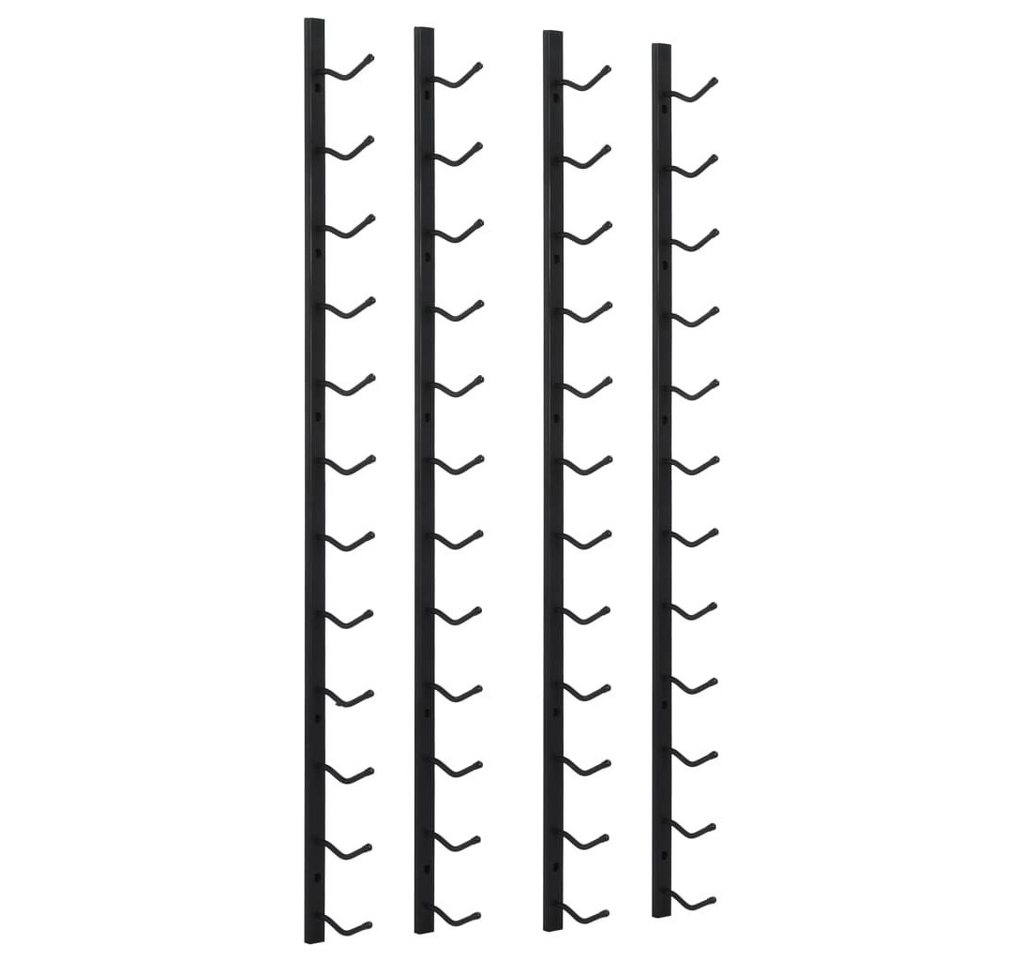 vidaXL Weinregal Wand-Weinregale für 12 Flaschen 2 Stk. Schwarz Eisen, 1-tlg. vidaXL Weinregal Wand-Weinregale für 12 Flaschen 2 Stk. Schwarz Eisen, 1-tlg. von vidaXL
