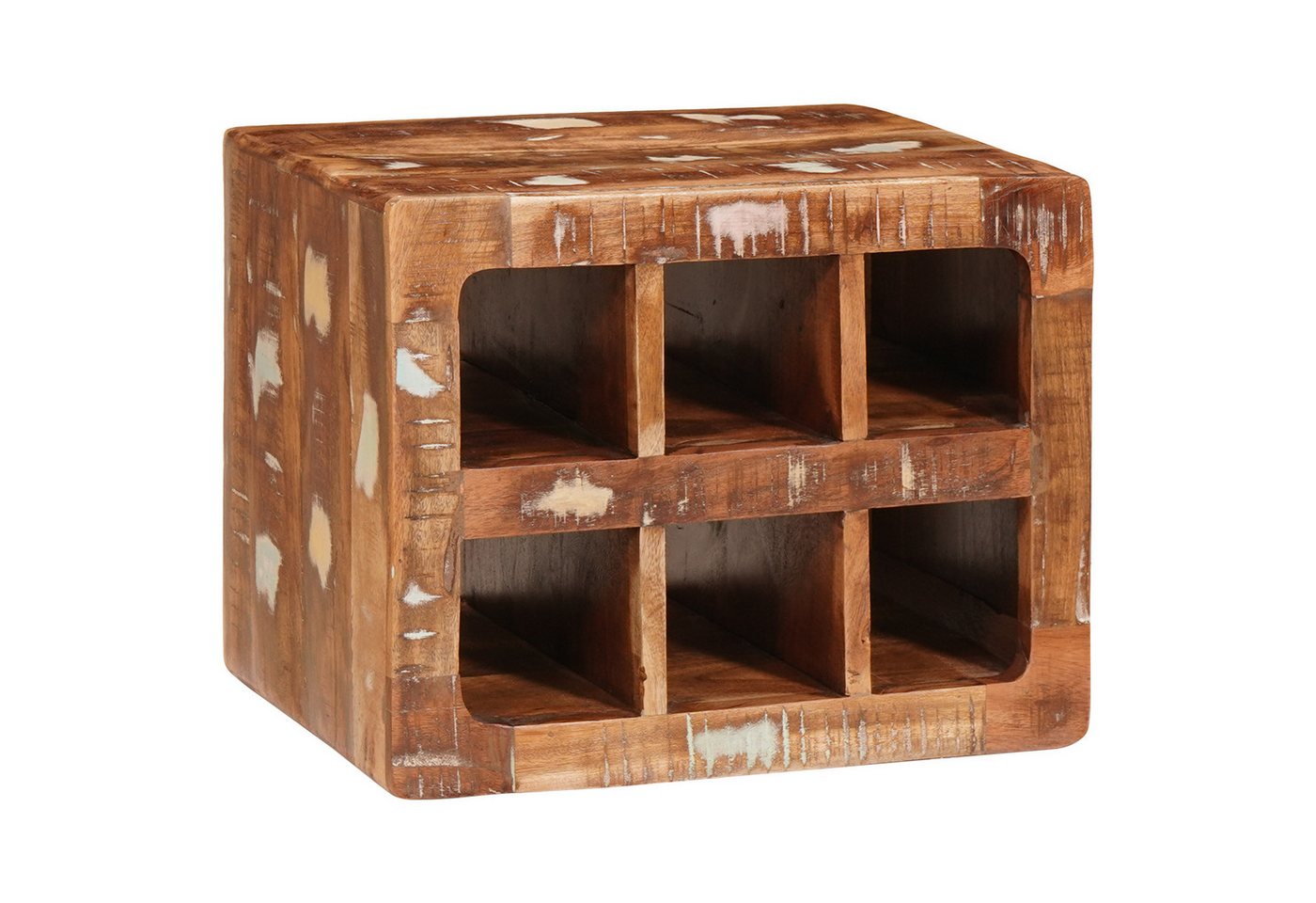 vidaXL Weinregal Weinregal Braun 44 x 30 x 35 cm Massives recyceltes Holz, 1-tlg. vidaXL Weinregal Weinregal Braun 44 x 30 x 35 cm Massives recyceltes Holz, 1-tlg. von vidaXL