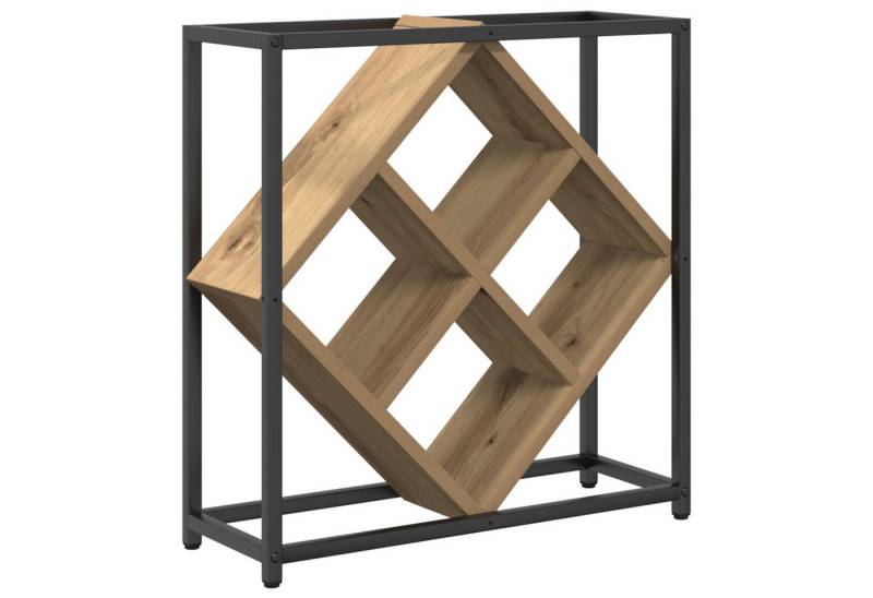 vidaXL Weinregal Weinregal Standregal Artisan Eiche Holzwerkstoff Mittel von vidaXL