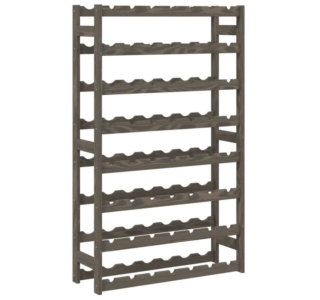 vidaXL Weinregal Weinregal für 56 Flaschen Grau Massivholz Kiefer vidaXL Weinregal Weinregal für 56 Flaschen Grau Massivholz Kiefer von vidaXL