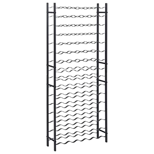 vidaXL Weinregal für 96 Flaschen Stapelbar Flaschenregal Flaschenständer Weinständer Weinflaschenregal Regal Weinschrank Schwarz Eisen vidaXL Weinregal für 96 Flaschen Stapelbar Flaschenregal Flaschenständer Weinständer Weinflaschenregal Regal Weinschrank Schwarz Eisen von vidaXL