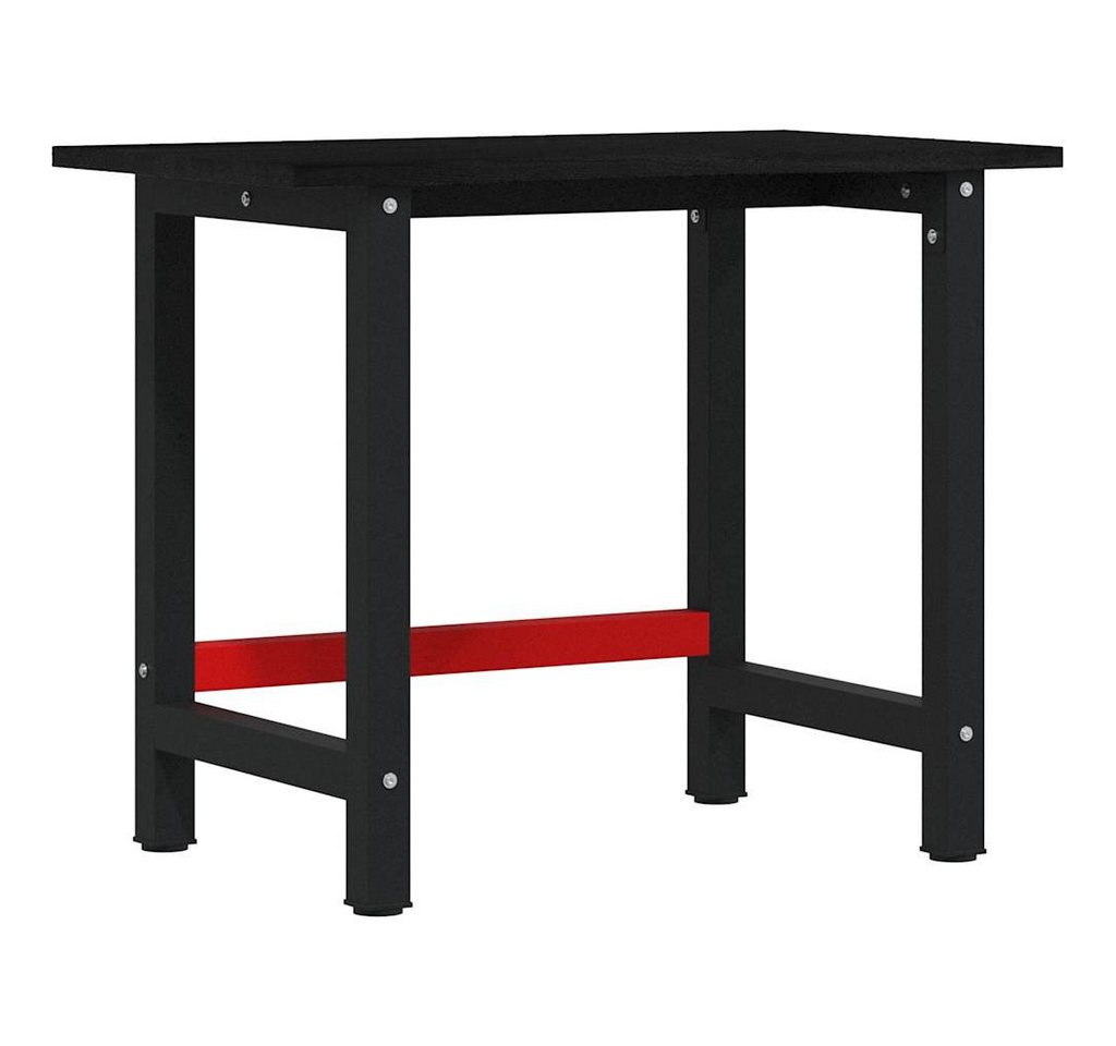 vidaXL Werkbank Werkbank Dunkelbraun 100x60x81,5 cm Massivholz Eiche, (1-tlg) von vidaXL