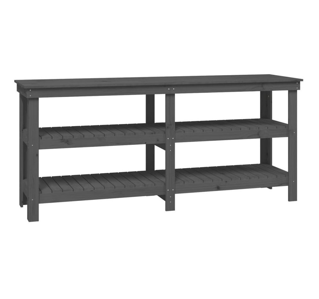 vidaXL Werkbank, Arbeitstisch Grau 181x50x80 cm Massivholz Kiefer vidaXL Werkbank, Arbeitstisch Grau 181x50x80 cm Massivholz Kiefer von vidaXL