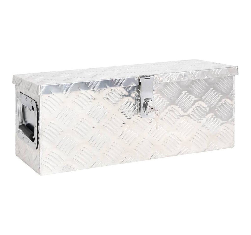 vidaXL Werkzeugkoffer Werkzeugkiste abschliessbar Aufbewahrungsbox Silbern 60x23,5x23 cm Alu vidaXL Werkzeugkoffer Werkzeugkiste abschliessbar Aufbewahrungsbox Silbern 60x23,5x23 cm Alu von vidaXL