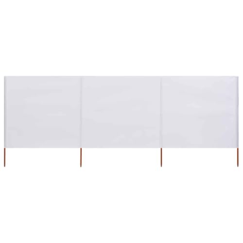 vidaXL Windschutzgewebe Faltbar Windschutz Sichtschutz Sonnenschutz Camping Balkon Terrasse Garten Zaun Strand 3-TLG. 400x80cm Sandweiß vidaXL Windschutzgewebe Faltbar Windschutz Sichtschutz Sonnenschutz Camping Balkon Terrasse Garten Zaun Strand 3-TLG. 400x80cm Sandweiß von vidaXL