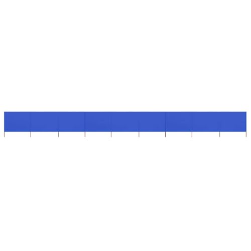 vidaXL Windschutzgewebe Faltbar Windschutz Sichtschutz Sonnenschutz Camping Balkon Terrasse Garten Zaun Strand 9-TLG. 1200x120cm Azurblau vidaXL Windschutzgewebe Faltbar Windschutz Sichtschutz Sonnenschutz Camping Balkon Terrasse Garten Zaun Strand 9-TLG. 1200x120cm Azurblau von vidaXL