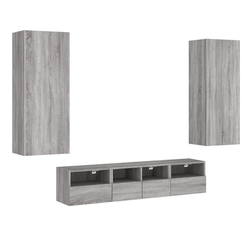 vidaXL Wohnwand, 5-tlg. Anbauwand Grau Sonoma Holzwerkstoff vidaXL Wohnwand, 5-tlg. Anbauwand Grau Sonoma Holzwerkstoff von vidaXL