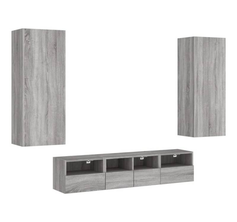 vidaXL Wohnwand, 5-tlg. Anbauwand Grau Sonoma Holzwerkstoff vidaXL Wohnwand, 5-tlg. Anbauwand Grau Sonoma Holzwerkstoff von vidaXL