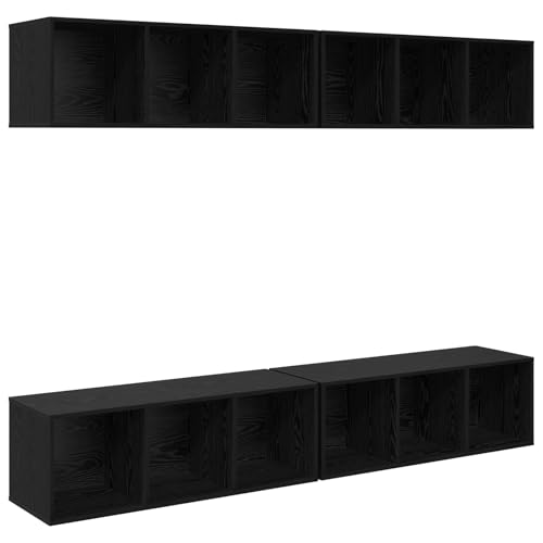 vidaXL Würfelregal TV-Schrank Wandregale Modularer Organizer für's Wohnzimmer Platzsparendes Design für Zuhause & Garten Kompakter Stand von vidaXL