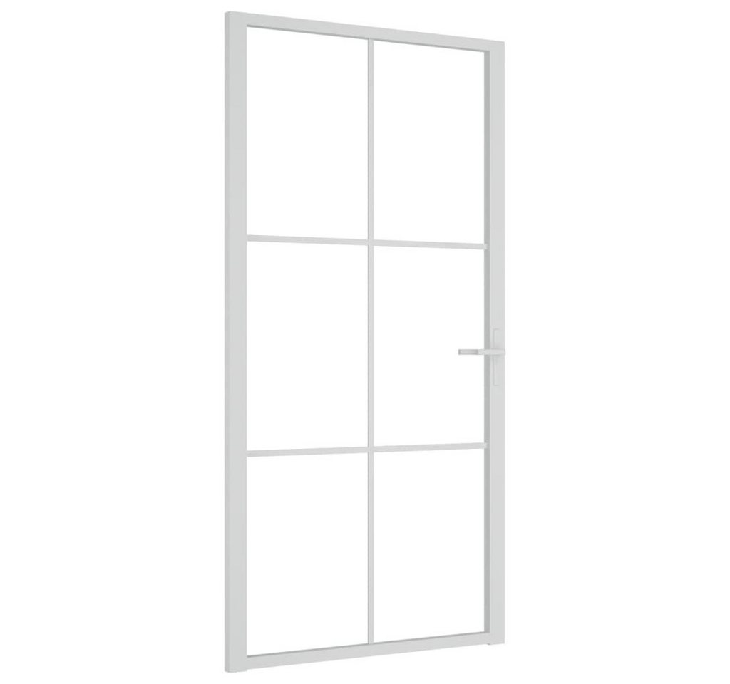 vidaXL Zimmertür Innentür 102,5x201,5 cm Weiß ESG-Glas und Aluminium Zimmertür Glastür vidaXL Zimmertür Innentür 102,5x201,5 cm Weiß ESG-Glas und Aluminium Zimmertür Glastür von vidaXL