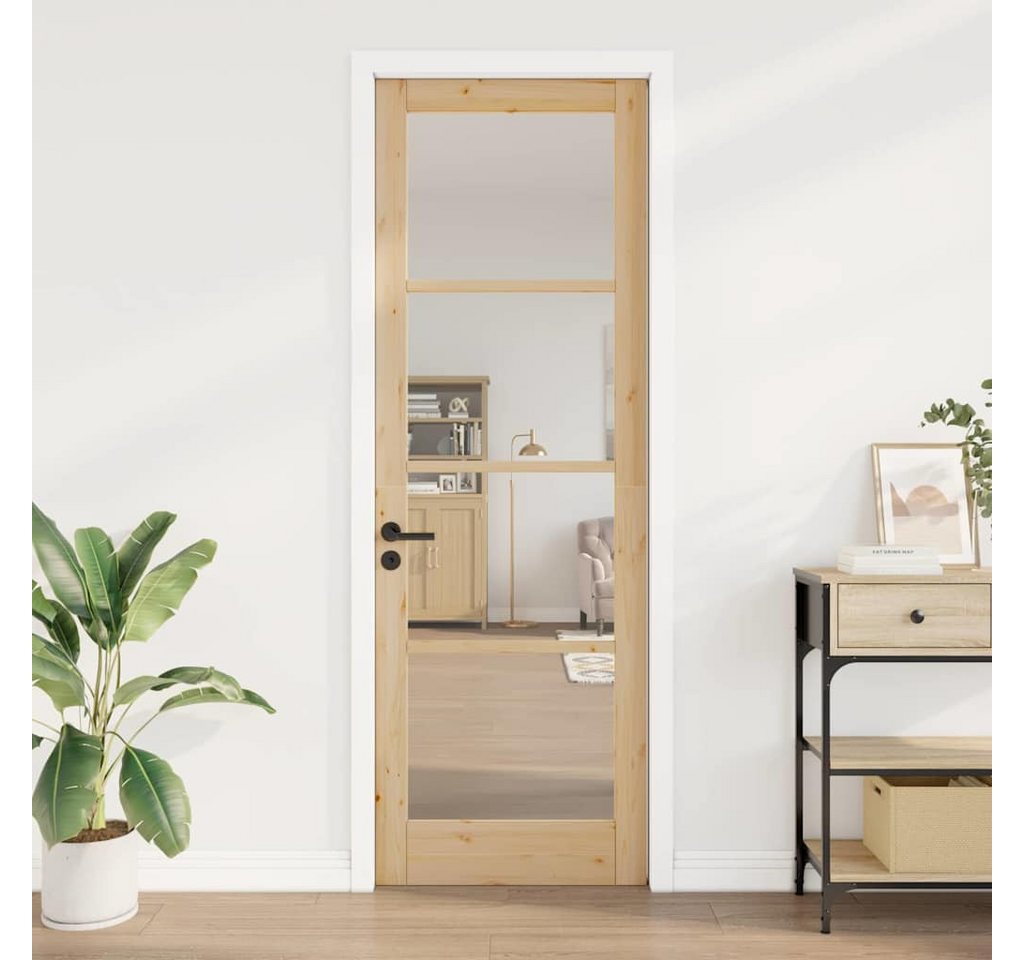 vidaXL Zimmertür Innentür mit Glas ORKDAL 78x232x4 cm Massivholz Kiefer vidaXL Zimmertür Innentür mit Glas ORKDAL 78x232x4 cm Massivholz Kiefer von vidaXL