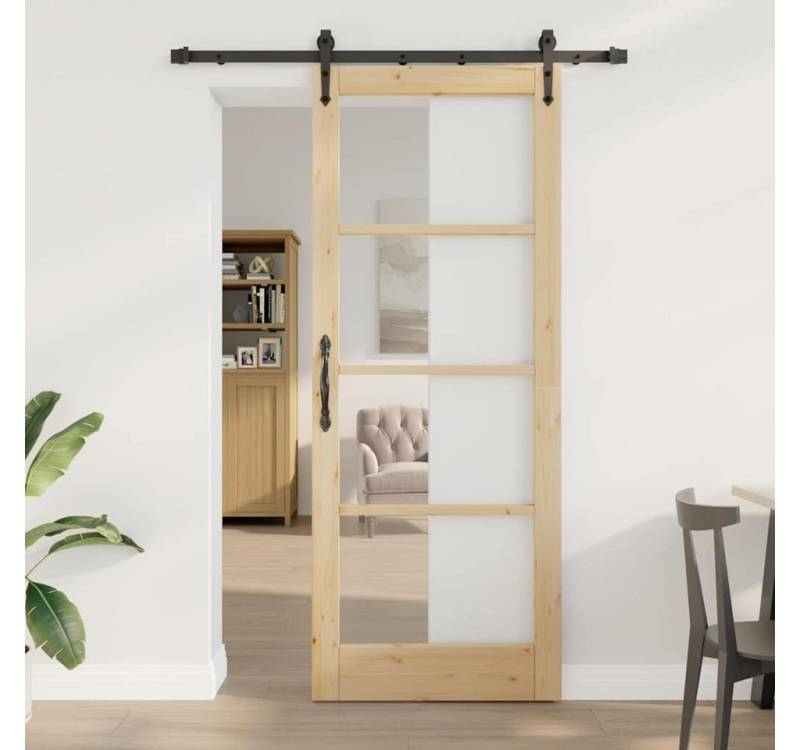 vidaXL Zimmertür Schiebetür mit Beschlag-Set ORKDAL83x211 cm vidaXL Zimmertür Schiebetür mit Beschlag-Set ORKDAL83x211 cm von vidaXL