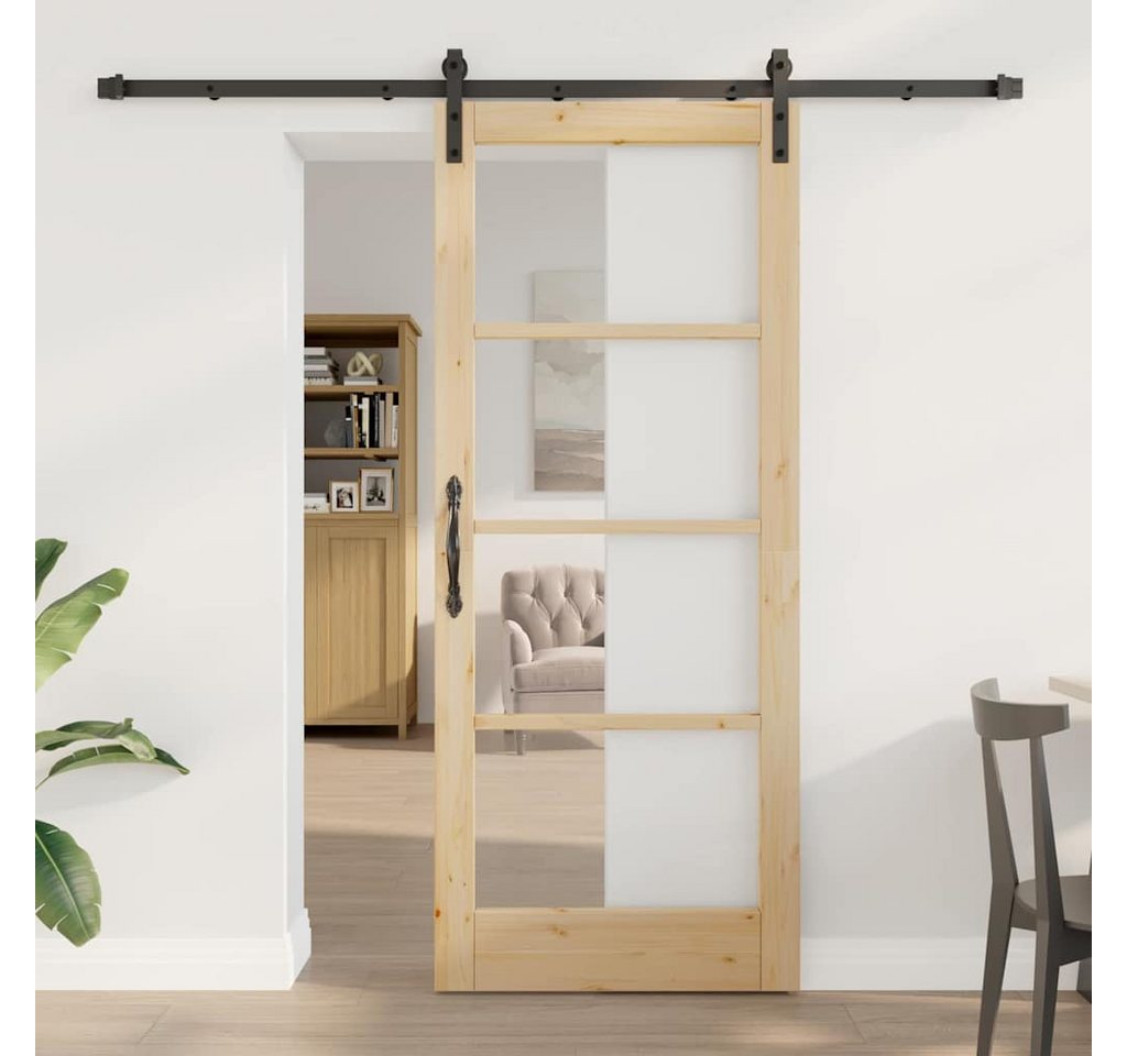 vidaXL Zimmertür Schiebetür mit Beschlagsatz ORKDAL83x202 cm vidaXL Zimmertür Schiebetür mit Beschlagsatz ORKDAL83x202 cm von vidaXL