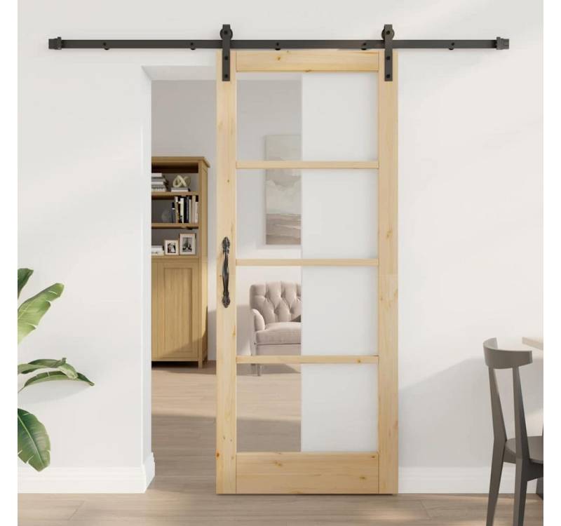 vidaXL Zimmertür Schiebetür mit Beschlagsatz ORKDAL83x202 cm vidaXL Zimmertür Schiebetür mit Beschlagsatz ORKDAL83x202 cm von vidaXL