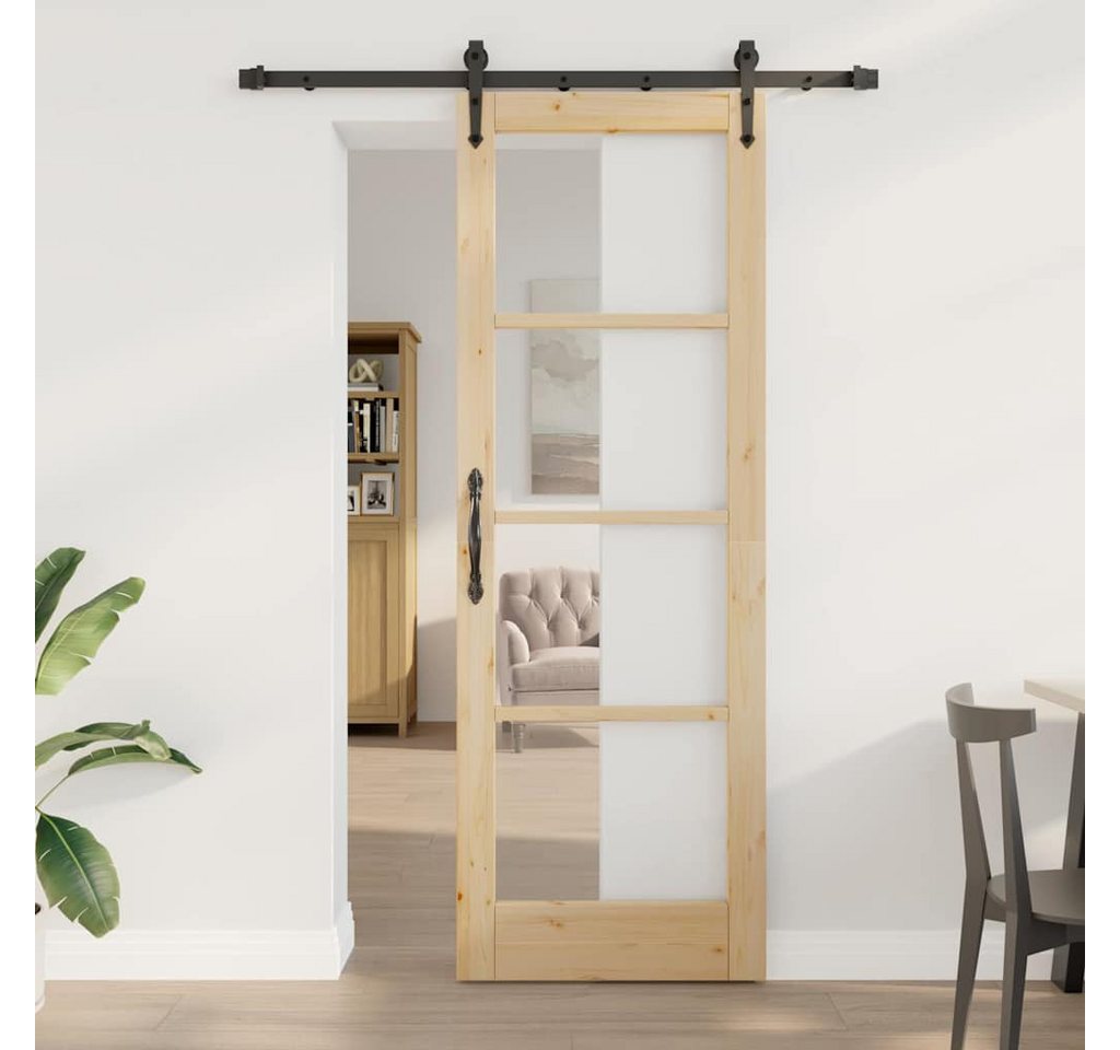 vidaXL Zimmertür Schiebetür mit Beschlagset ORKDAL 73,5x211 cm vidaXL Zimmertür Schiebetür mit Beschlagset ORKDAL 73,5x211 cm von vidaXL