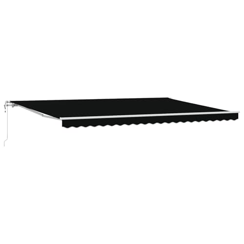 vidaXL automatische einziehbare Markise schwarz 500x300 cm vidaXL automatische einziehbare Markise schwarz 500x300 cm von vidaXL