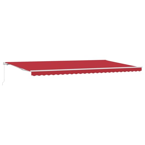 vidaXL manuelle einziehbare Markise Rot 600x350 cm vidaXL manuelle einziehbare Markise Rot 600x350 cm von vidaXL