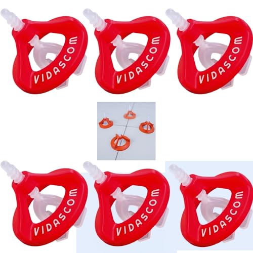 Vidascom Fliesen Nivelliersystem Verlegehilfe Set, 2mm 100 Stück Gewindelaschen + 100 Stück hochfertige Zughauben Fliesenstärke 3-12 mm Vidascom Fliesen Nivelliersystem Verlegehilfe Set, 2mm 100 Stück Gewindelaschen + 100 Stück hochfertige Zughauben Fliesenstärke 3-12 mm von vidascom
