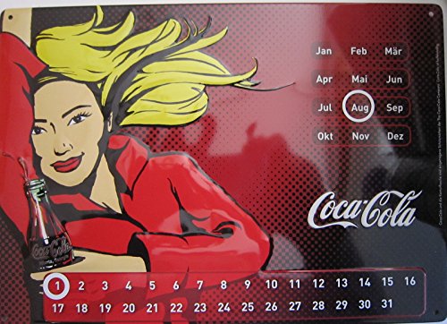 Blechschild 20x30cm - Cola Cola Kalender von vielesguenstig-2013