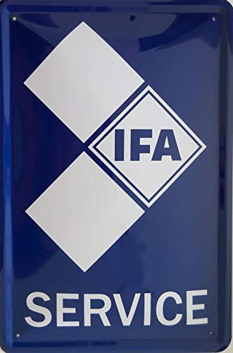 IFA Service Logo DDR Blechschild Schild Blech Metall Metal Tin Sign 20 x 30 cm gewölbt von vielesguenstig-2013