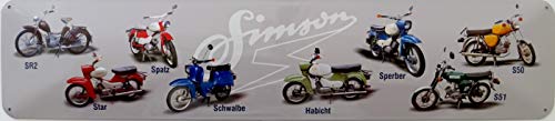 Schild Blechschild Strassenschild Simson SR2 Star Spatz Schwalbe Habicht Sperber S50 S51 Schild Blechschild Strassenschild Simson SR2 Star Spatz Schwalbe Habicht Sperber S50 S51 von vielesguenstig-2013