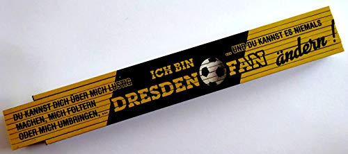 Zollstock/Meterstab 2m - Ich bin Dresden Fan du kannst es niemals ändern von vielesguenstig-2013