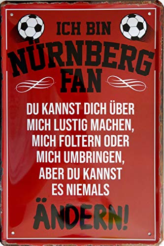 vielesguenstig-2013 Blechschild Schild 20x30cm - Ich Bin Nürnberg Fan Kannst es Niemals ändern vielesguenstig-2013 Blechschild Schild 20x30cm - Ich Bin Nürnberg Fan Kannst es Niemals ändern von vielesguenstig-2013