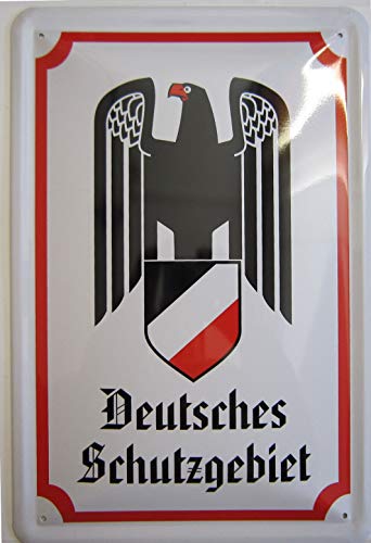 vielesguenstig-2013 Blechschild Schild Deutsches Schutzgebiet Adler von vielesguenstig-2013
