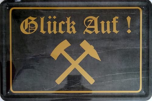 vielesguenstig-2013 Blechschild Schild gewölbt - Glück Auf Bergbau Bergmann Hammer Schlegel Schacht vielesguenstig-2013 Blechschild Schild gewölbt - Glück Auf Bergbau Bergmann Hammer Schlegel Schacht von vielesguenstig-2013