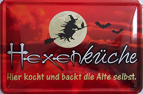 vielesguenstig-2013 Schild Blechschild 20x30cm - Hexenküche Hier kocht und bacht die Alte selbst Küche Kochen Deko vielesguenstig-2013 Schild Blechschild 20x30cm - Hexenküche Hier kocht und bacht die Alte selbst Küche Kochen Deko von vielesguenstig-2013