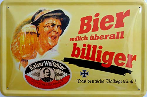 vielesguenstig-2013 Schild Blechschild 30x40cm Endlich Bier überall billiger Werbung Kneipe Deutsches Brauhaus vielesguenstig-2013 Schild Blechschild 30x40cm Endlich Bier überall billiger Werbung Kneipe Deutsches Brauhaus von vielesguenstig-2013