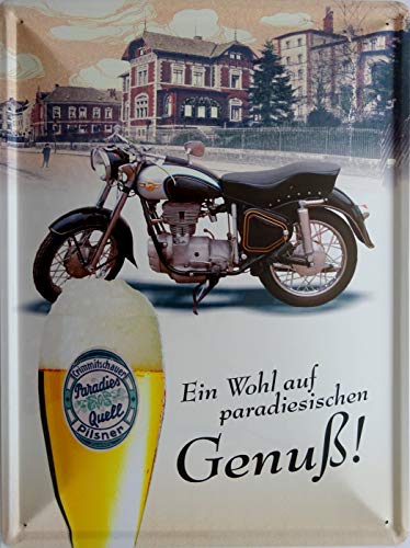 vielesguenstig-2013 Schild Blechschild 30x40cm Paradiesquell AWO Sport Moped DDR Ostalgie von vielesguenstig-2013