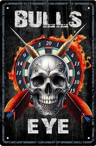 Blechschild Schild 20x30cm - Bulls Eye Darts Dart Spiel Biar Kneipe Vollteffer von vielesguenstig by Robby Wanka
