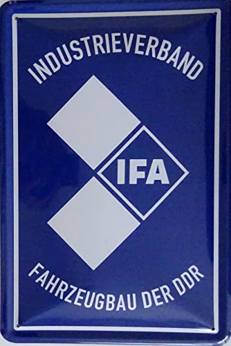 Blechschild Schild 20x30cm - Industrieverband Fahrzeugbau der DDR IFA Mobile LKW Laster von vielesguenstig by Robby Wanka