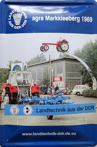 Blechschild Schild 20x30cm - Landtechnik der DDR Agra Markkleeberg IFA von vielesguenstig by Robby Wanka