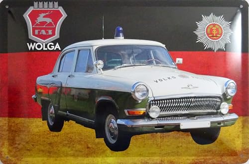 Blechschild Schild 20x30cm - Wolga DDR PKW Auto Oldtimer Volkspolizei Polizei Blechschild Schild 20x30cm - Wolga DDR PKW Auto Oldtimer Volkspolizei Polizei von vielesguenstig by Robby Wanka