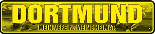 Schild Blechschild Strassenschild Dortmund meine Verein meine Heimat Sport Ball Spiel von vielesguenstig by Robby Wanka