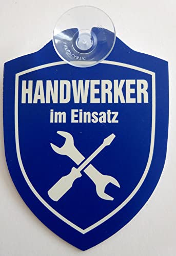 Schild mit Saugnapf Handwerker im Einsatz Havarie Baustelle Notfall parken Schild mit Saugnapf Handwerker im Einsatz Havarie Baustelle Notfall parken von vielesguenstig by Robby Wanka