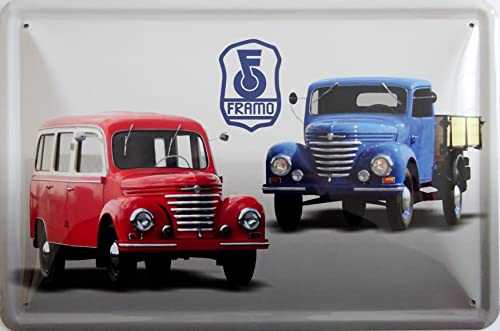 vielesguenstig by Robby Wanka Blechschild Schild 20x30cm - Framo Bus Pritsche Transporter LKW DDR Ostalgie Vintage vielesguenstig by Robby Wanka Blechschild Schild 20x30cm - Framo Bus Pritsche Transporter LKW DDR Ostalgie Vintage von vielesguenstig by Robby Wanka