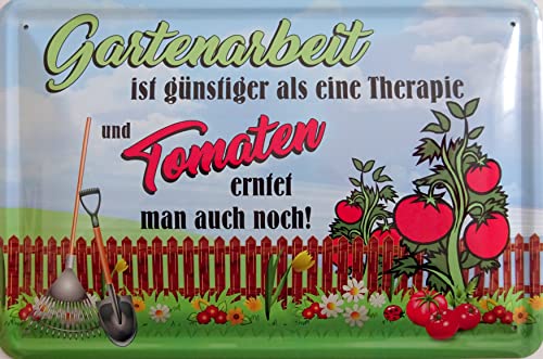 vielesguenstig by Robby Wanka Blechschild Schild 20x30cm - Gartenarbeit ist günstiger als Therapie Tomaten Garten Entspannung Ruhe Blumen vielesguenstig by Robby Wanka Blechschild Schild 20x30cm - Gartenarbeit ist günstiger als Therapie Tomaten Garten Entspannung Ruhe Blumen von vielesguenstig by Robby Wanka
