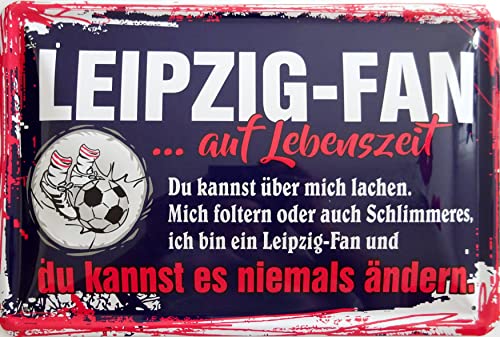 vielesguenstig by Robby Wanka Blechschild Schild 20x30cm - Leipzig Fan auf Lebenszeit Kannst es Niemals ändern Sport Platz Spieler vielesguenstig by Robby Wanka Blechschild Schild 20x30cm - Leipzig Fan auf Lebenszeit Kannst es Niemals ändern Sport Platz Spieler von vielesguenstig by Robby Wanka