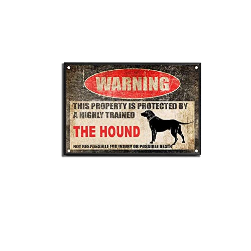 viemso Blechschild mit lustigem Hunde-Warnschild für Hunde, Dekoration, Metall, Vintage-Blechschild, Dekoration, Bar, Wandkunst, Schild, 20,3 x 30,5 cm, mit schwarzem Metallrahmen viemso Blechschild mit lustigem Hunde-Warnschild für Hunde, Dekoration, Metall, Vintage-Blechschild, Dekoration, Bar, Wandkunst, Schild, 20,3 x 30,5 cm, mit schwarzem Metallrahmen von viemso