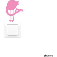 Flamingo Wandsticker Lichtschalter Aufkleber Flamingos Wandtattoos Kinderzimmer Dekoration Diy Tiere Illustration Flamingo Sticker von viilou